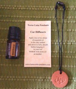 Terra Cotta Pendants - Car Diffuser