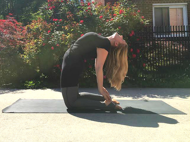 Yoga Pose Camel