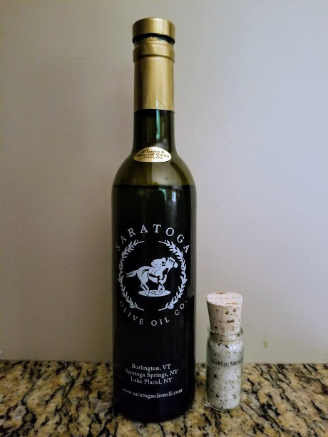 Olive Oil and Garlic Salt