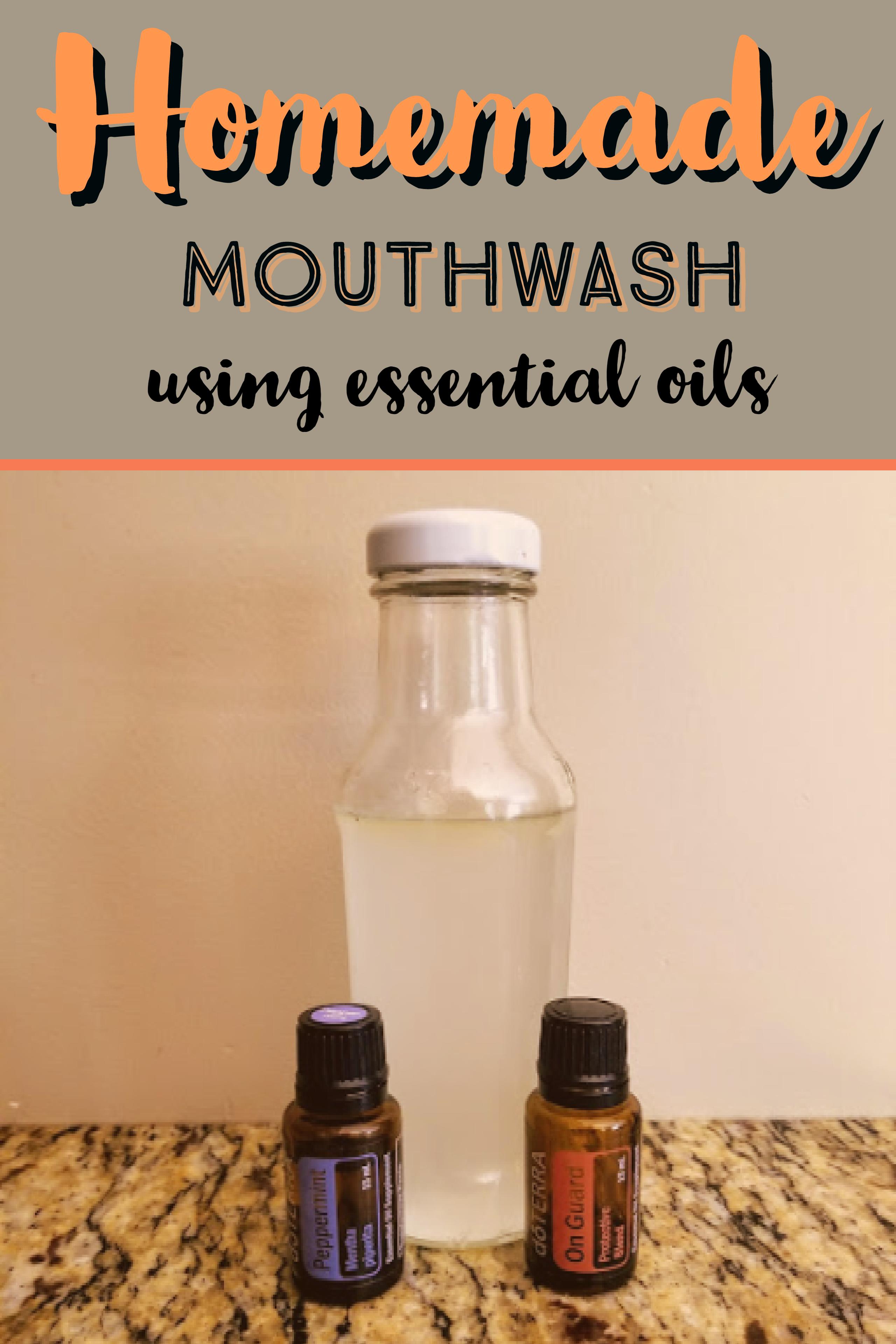 Homemade Mouthwash Using Essential Oils