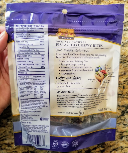 Setton Farms Pistachio Chewy Bites